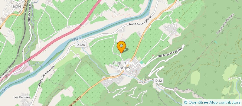 localisation de l'entreprise MADAME EMILIE ROBERT  COGNIN-LES-GORGES