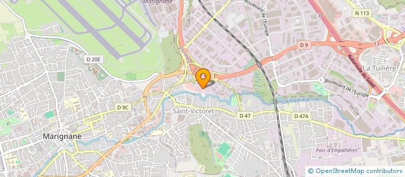 localisation de l'entreprise MADAME EMILIE ROBERT  SAINT-VICTORET