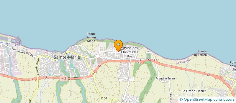 localisation de l'entreprise MADAME EMILIE ROBERT à SAINTE-MARIE