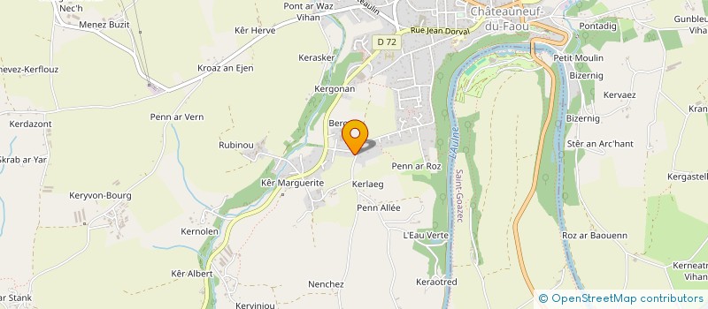 localisation de l'entreprise MADAME EMILIE ROBERT à CHATEAUNEUF-DU-FAOU
