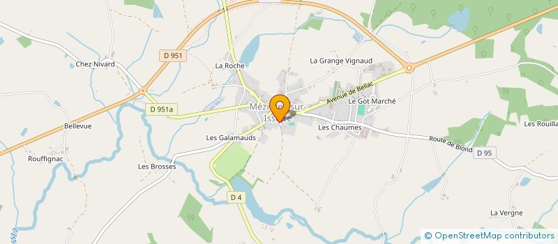 localisation de l'entreprise MADAME EMILIE ROBICHON  VAL D'ISSOIRE