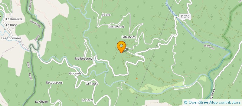 localisation de l'entreprise MADAME EMILIE ROCHE  MALBOSC