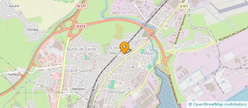 localisation de l'entreprise MADAME EMILIE ROCHES  SAINT-NAZAIRE