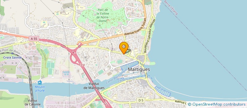 localisation de l'entreprise MADAME EMILIE RODRIGUEZ  MARTIGUES