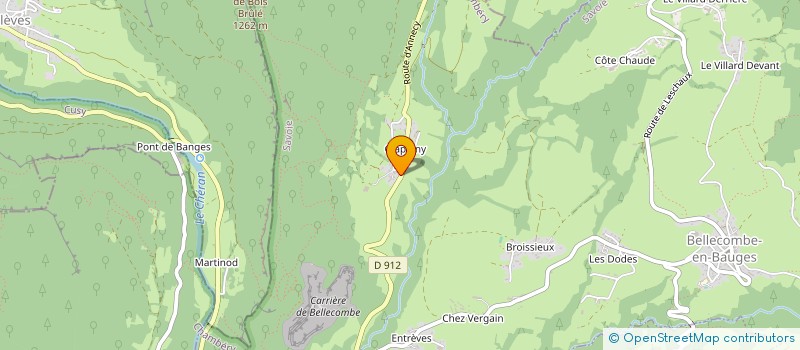 localisation de l'entreprise MADAME EMILIE RODRIGUEZ-GONZALES  BELLECOMBE-EN-BAUGES