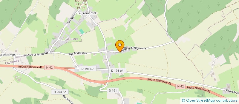 localisation de l'entreprise MADAME EMILIE ROGIN  COULOMBY