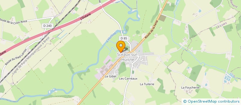 localisation de l'entreprise MADAME EMILIE ROILLE  SCEAUX-SUR-HUISNE