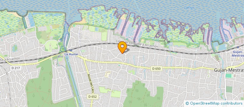 localisation de l'entreprise MADAME EMILIE ROLLAND  GUJAN-MESTRAS