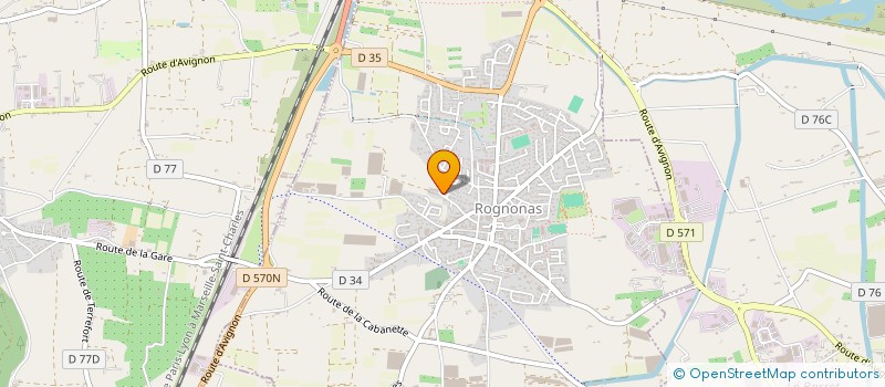 localisation de l'entreprise MADAME EMILIE ROMAN  ROGNONAS