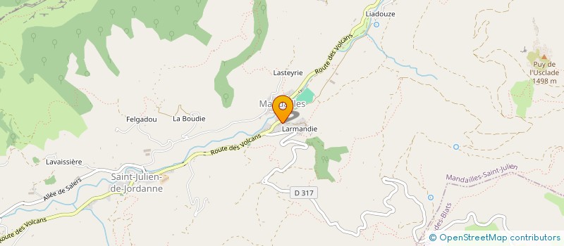 localisation de l'entreprise MADAME EMILIE RONGIER à MANDAILLES-SAINT-JULIEN