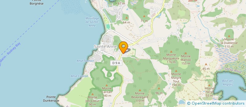 localisation de l'entreprise MADAME EMILIE ROQUE  SAINTE ANNE