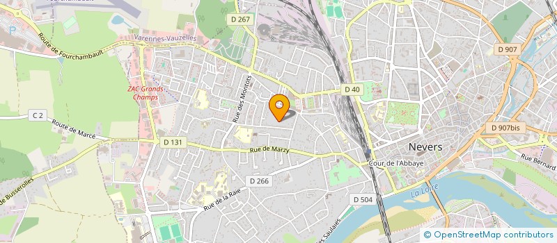localisation de l'entreprise MADAME EMILIE ROUDIER à NEVERS