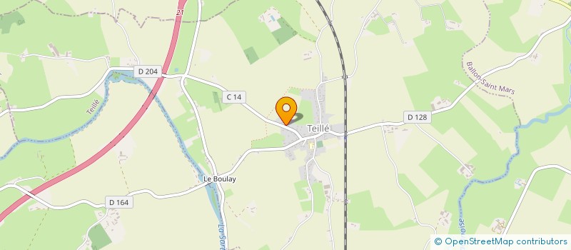 localisation de l'entreprise MADAME EMILIE ROUELLE  TEILLE