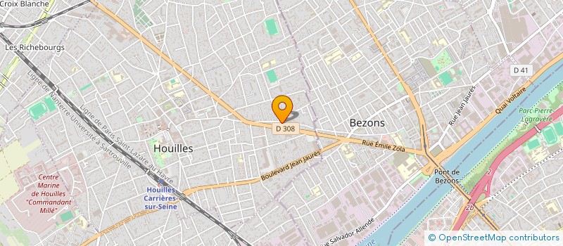 localisation de l'entreprise MADAME EMILIE ROULLIER à HOUILLES