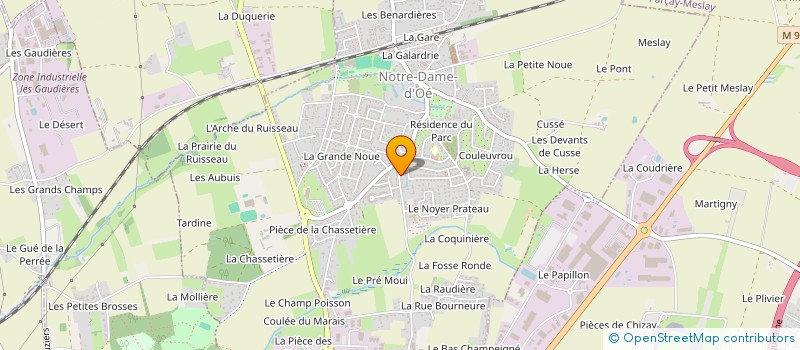 localisation de l'entreprise MADAME EMILIE ROUSSE  NOTRE-DAME-D'OE