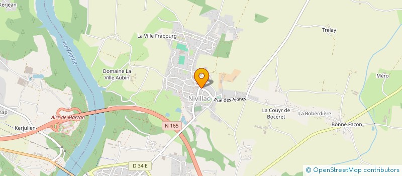 localisation de l'entreprise MADAME EMILIE ROUSSEAU  NIVILLAC