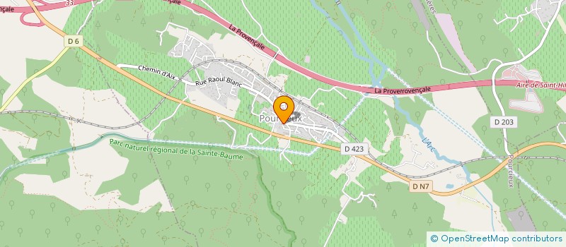 localisation de l'entreprise MADAME EMILIE ROUSSEL  POURCIEUX