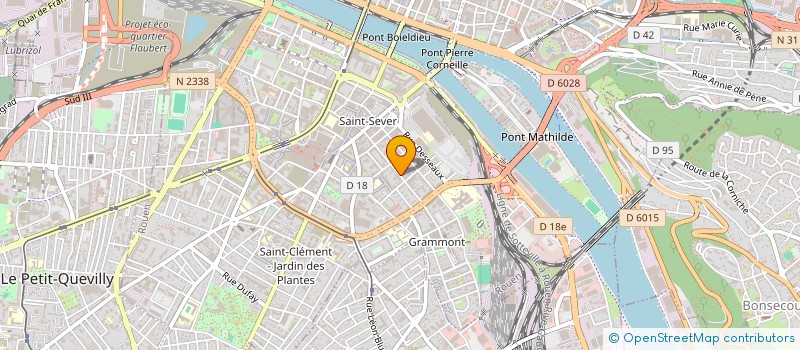 localisation de l'entreprise MADAME EMILIE ROUSSEL  ROUEN