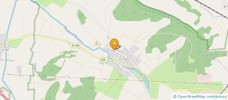 localisation de l'entreprise MADAME EMILIE ROUSSET à ORGES
