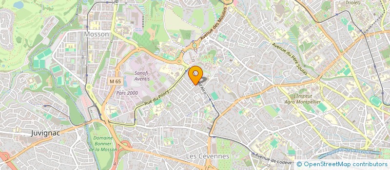 localisation de l'entreprise MADAME EMILIE ROUX à MONTPELLIER