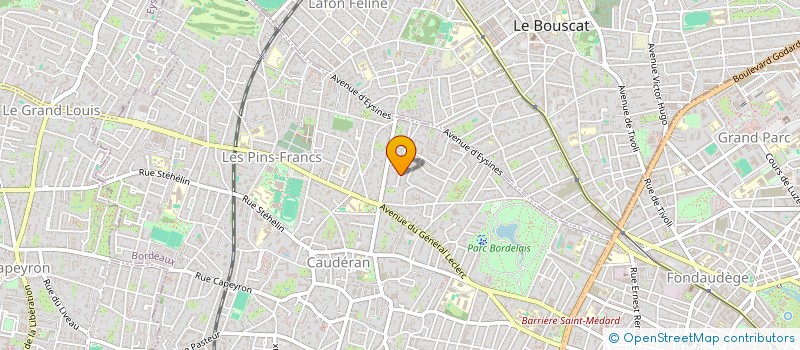 localisation de l'entreprise MADAME EMILIE ROY  BORDEAUX