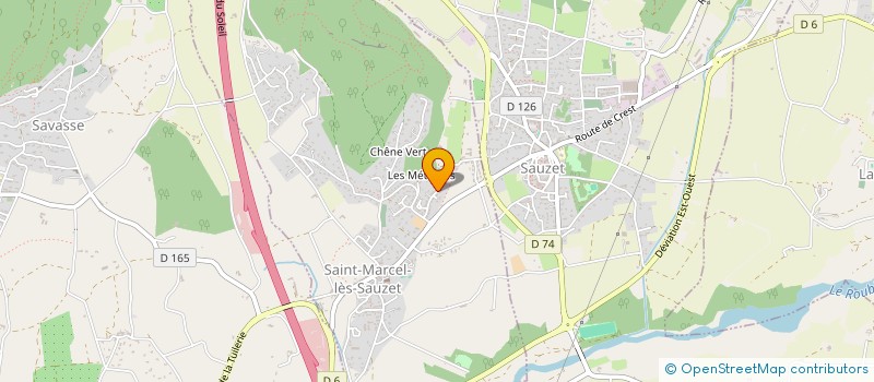 localisation de l'entreprise MADAME EMILIE RUCHON  SAINT-MARCEL-LES-SAUZET