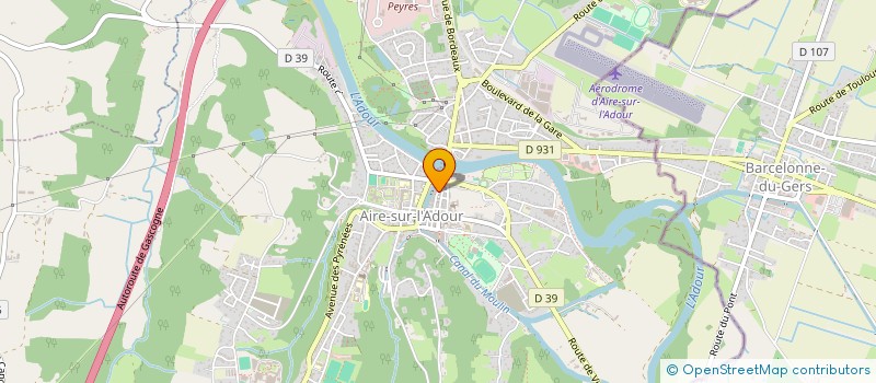 localisation de l'entreprise MADAME EMILIE RUHLMANN  AIRE-SUR-L'ADOUR