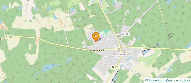 localisation de l'entreprise MADAME EMILIE RUMEAU  VOUZON