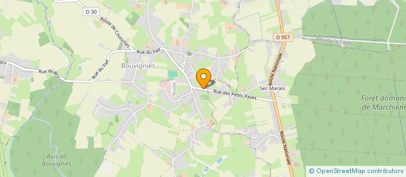 localisation de l'entreprise MADAME EMILIE RYCKEBUSCH à BOUVIGNIES