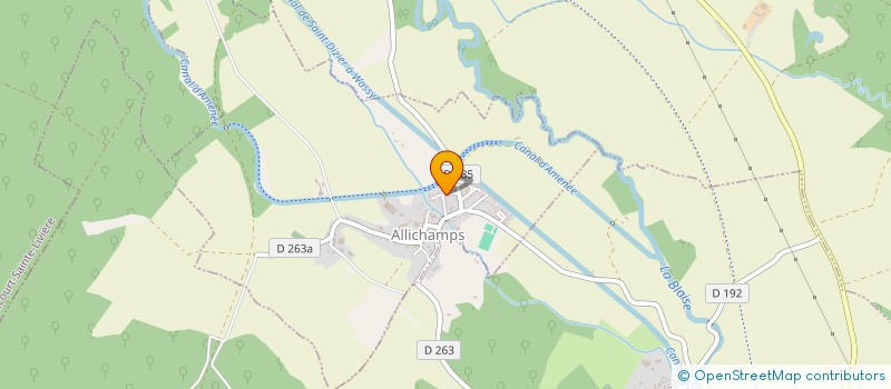 localisation de l'entreprise MADAME EMILIE SAGET à ALLICHAMPS