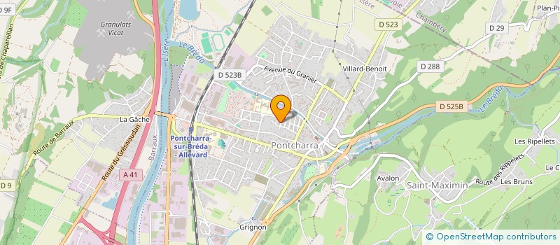 localisation de l'entreprise MADAME EMILIE SAID  PONTCHARRA