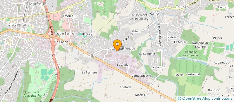 localisation de l'entreprise MADAME EMILIE SAINT GERARD  TRESSES