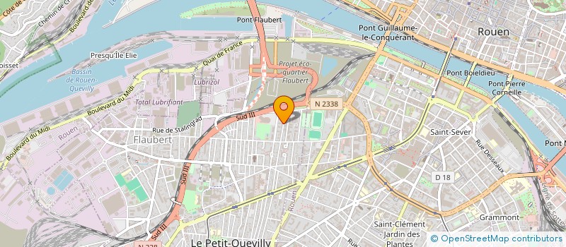 localisation de l'entreprise MADAME EMILIE SALAGNAC  LE PETIT-QUEVILLY