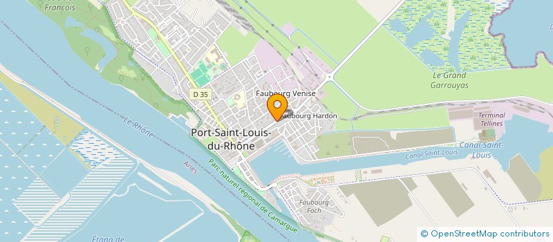localisation de l'entreprise MADAME EMILIE SALES à PORT-SAINT-LOUIS-DU-RHONE