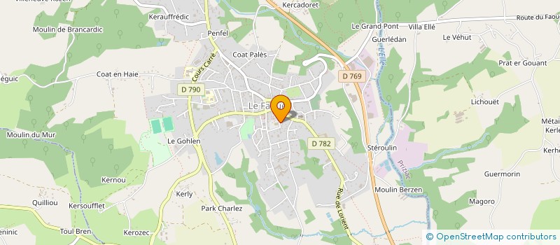 localisation de l'entreprise MADAME EMILIE SALESSE à LE FAOUET