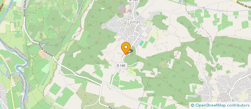 localisation de l'entreprise MADAME EMILIE SALINAS  JUNAS