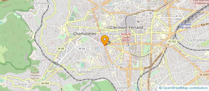 localisation de l'entreprise MADAME EMILIE SALMON  CHAMALIERES