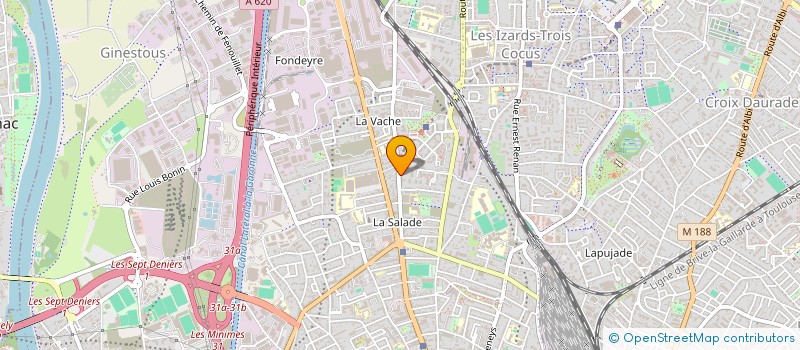 localisation de l'entreprise MADAME EMILIE SALMON  TOULOUSE