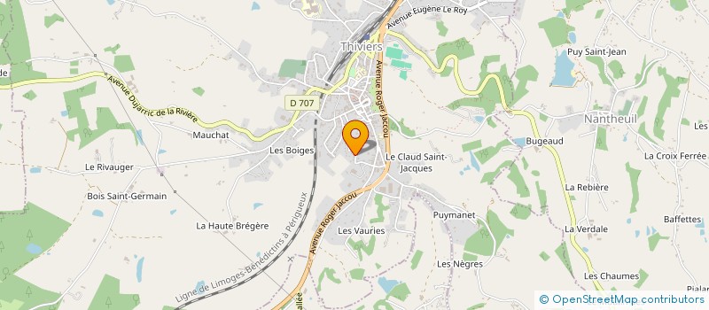 localisation de l'entreprise MADAME EMILIE SANCHEZ  THIVIERS