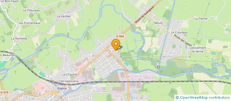 localisation de l'entreprise MADAME EMILIE SANCHEZ  DIGOIN