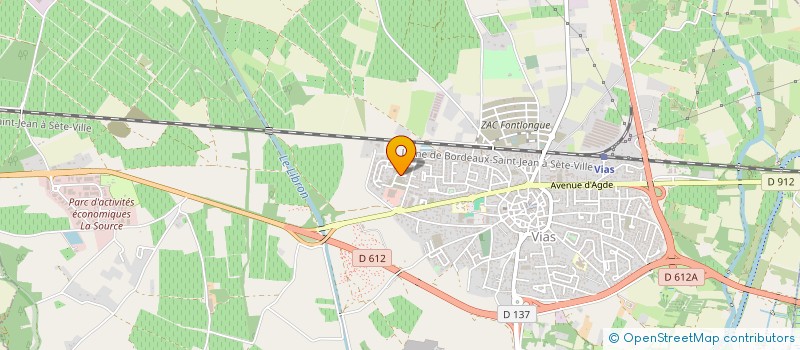 localisation de l'entreprise MADAME EMILIE SANCHIS  VIAS