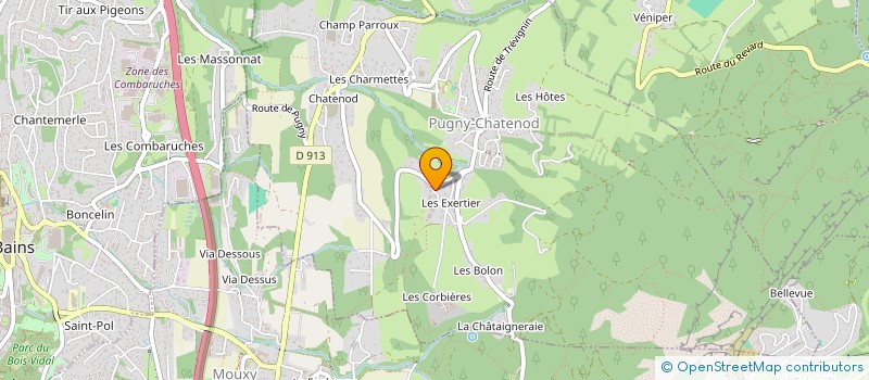 localisation de l'entreprise MADAME EMILIE SANTAIS  PUGNY-CHATENOD