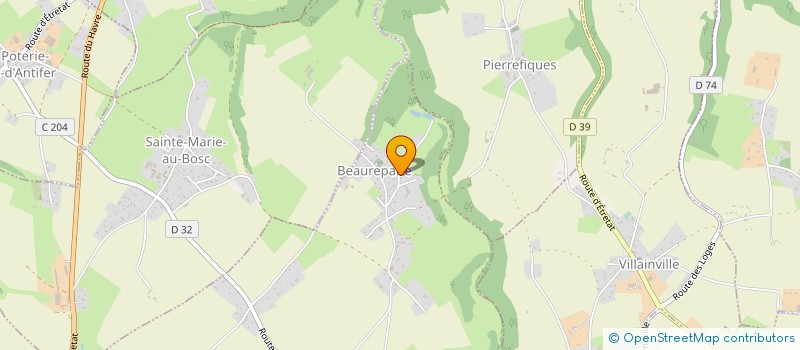 localisation de l'entreprise MADAME EMILIE SANTIAGO LEROY  BEAUREPAIRE