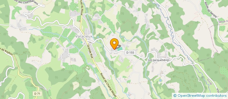 localisation de l'entreprise MADAME EMILIE SARANTIS  VARACIEUX