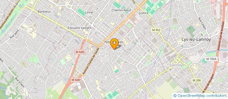 localisation de l'entreprise MADAME EMILIE SARR  HEM