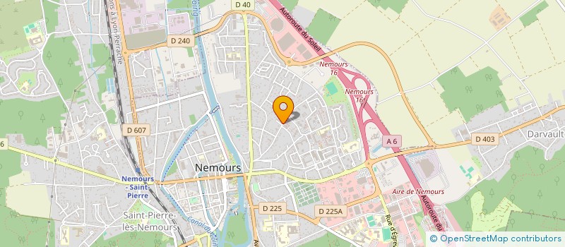 localisation de l'entreprise MADAME EMILIE SAUBLENS  NEMOURS