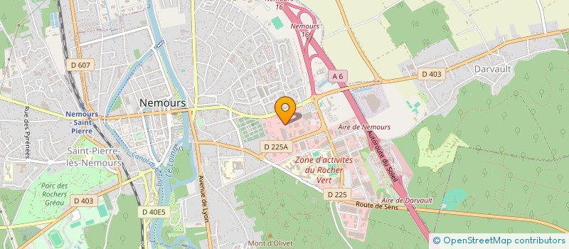 localisation de l'entreprise MADAME EMILIE SAUSSEREAU  NEMOURS