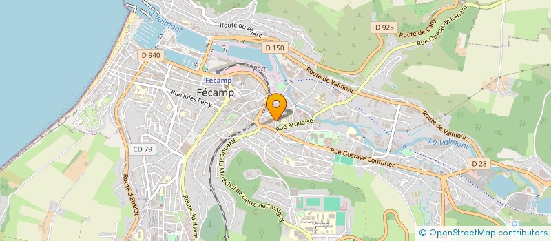 localisation de l'entreprise MADAME EMILIE SAUVAL  FECAMP