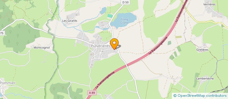 localisation de l'entreprise MADAME EMILIE SAUVAN  PULVERIERES