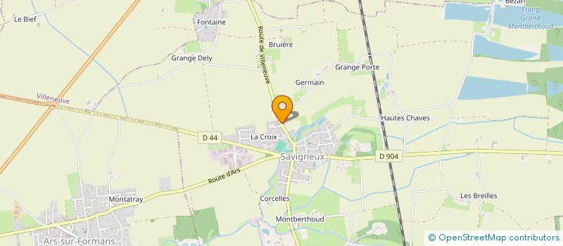 localisation de l'entreprise MADAME EMILIE SAUZY  SAVIGNEUX